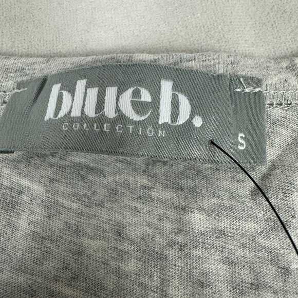 Blue B. Collection Heather Grey Sequin Cowboy Boots Fringe Tee Size Small - Picture 3 of 6